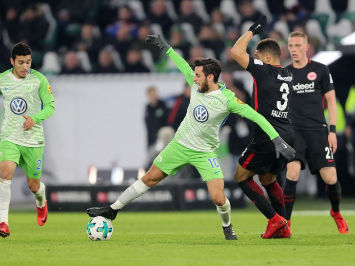 Schwere Aufgabe für den VfL Wolfsburg: Eintracht Frankfurt. Foto: Agentur Hübner/Archiv