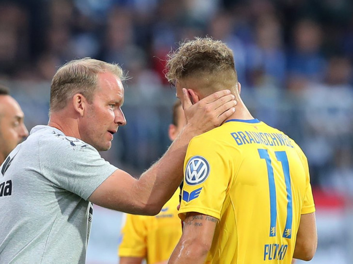 77 Minuten für die Eintracht: Leandro Putaro ließ gegen Berlin seine "Power" aufblitzen. Foto: Agentur Hübner