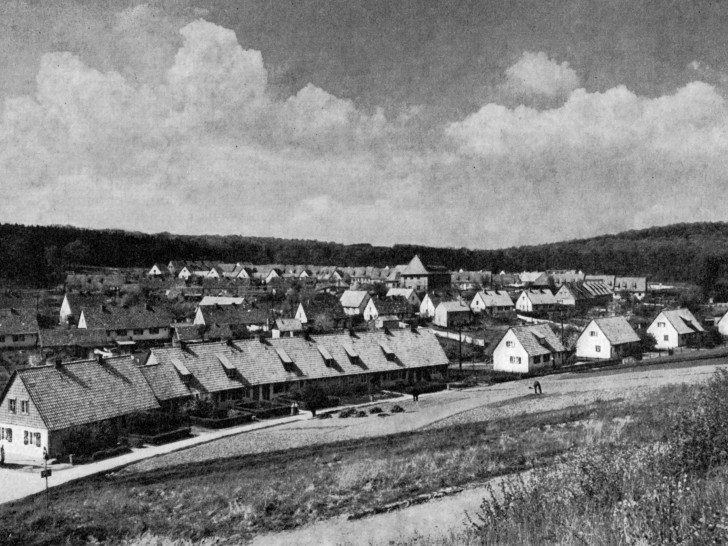 Bildquelle: Stadtbildstelle, zirka 1942 Blick auf die Waldsiedlung