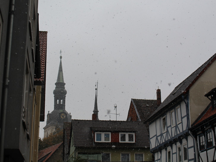 In Wolfenbüttel fällt der erste Schnee. Foto: Jan Borner