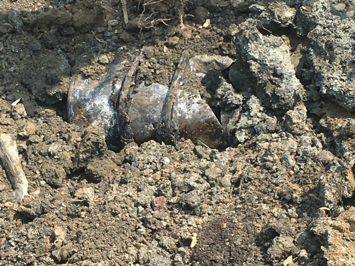 Eins der am Morgenstern gefundenen Fässer.
Foto: Landkreis Goslar
