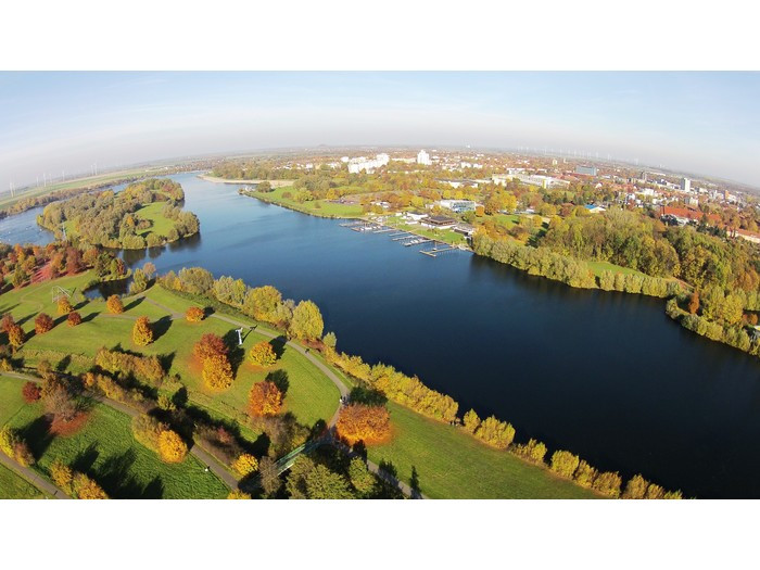 Luftaufnahme des Salzgittersees. Foto: Marco Kreit