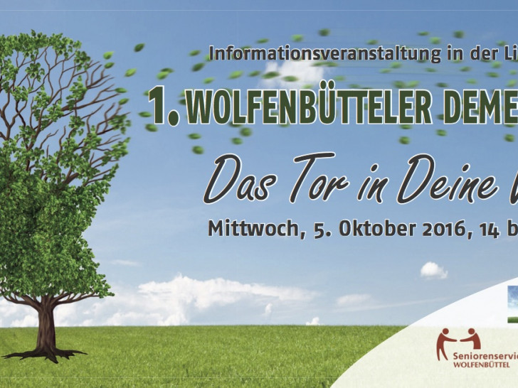 Am Mittwoch, den 05.10.2016 ab 14.30 Uhr findet in die Lindenhalle Wolfenbüttel der erste Wolfenbüttler Demenztag statt.  Foto: Veranstalter
