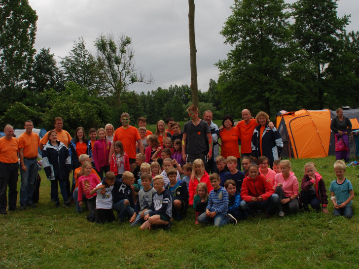 Jugendliche zelteten beim Jubiläumszeltlager der Jugendfreude Werlaburgdorf. Foto: Jill Geske-Gloger