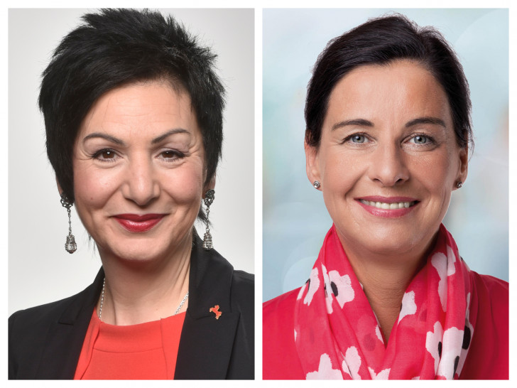 Immacolata Glosemeyer (links) und Veronika Koch.
Fotos: SPD/CDU