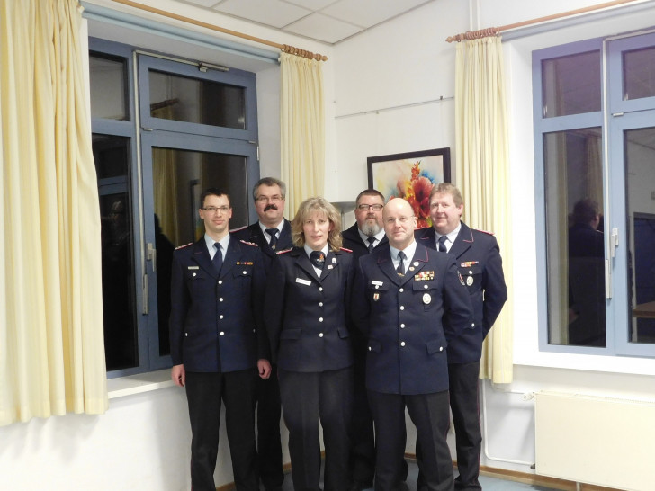 v.l. FBL Schrift Martin Kropf, KJFW Torsten Horney, Anja Lassmann, FBL Kasse Frank Abel, Andreas Glockentöger, stellv. KJFW/West Frank Myler. Fotos: KJF