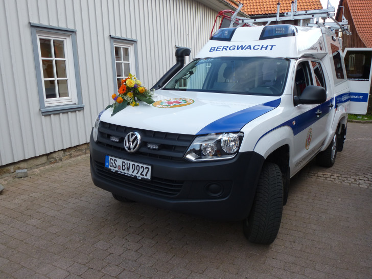 Mit dem neuen VW Amarok ist die Bergwacht bei jedem Wetter gut für den Einsatz gerüstet. Foto: Timo Pischke\DRK Kreisverband Goslar