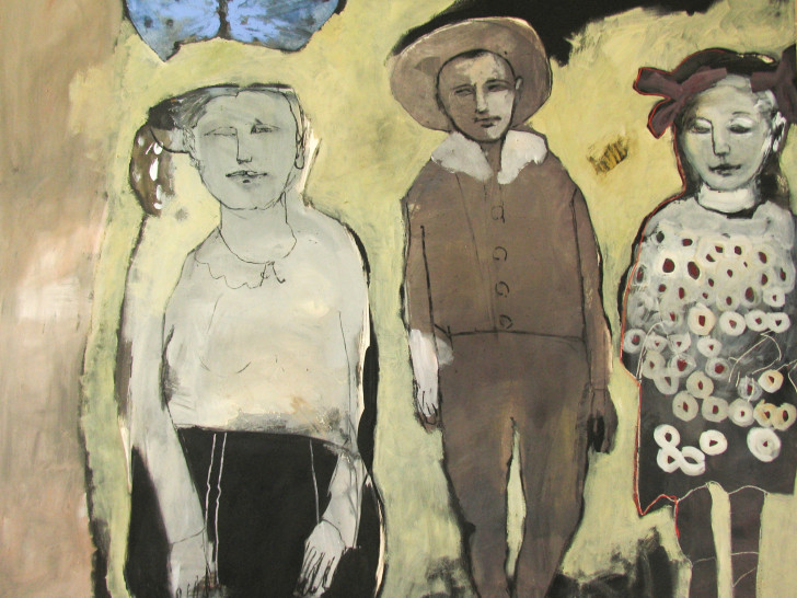 Das Bild „Die Kinder“ von Annette Bohn-Meinecke wird auch Bestandteil der Ausstellung sein. Foto:  Annette Bohn-Meinecke

 
