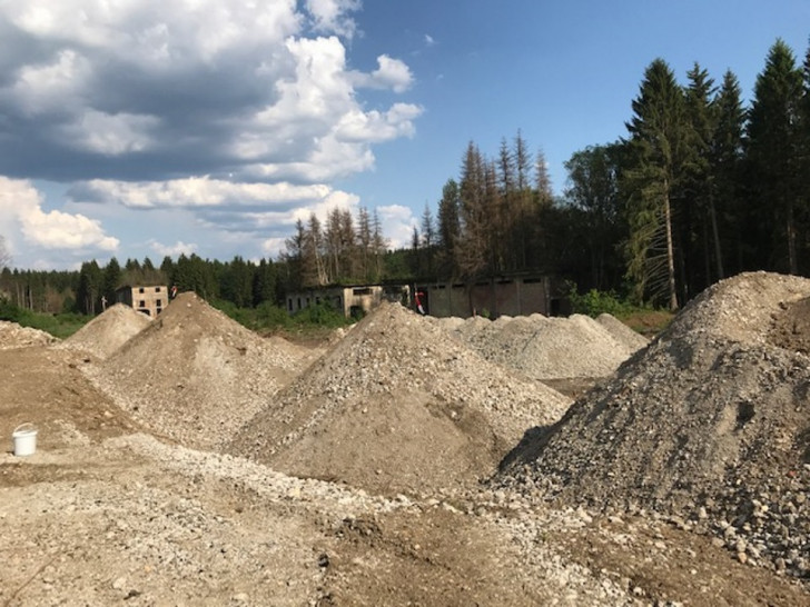 Die Sanierungsarbeiten auf dem Gelände der ehemaligen Sprengstofffabrik "Werk Tanne" haben begonnen. Foto: Stadt Goslar
