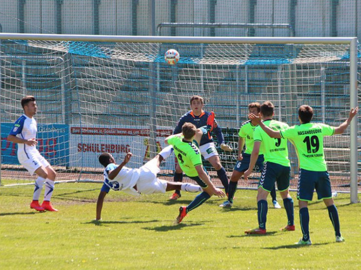 Trotz guter Chancen fiel kein Tor am Osterfeld. Foto: Vollmer
