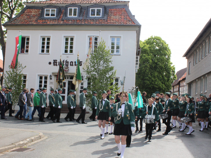 Am Wochenende ging das Hornburger Schützenfest mit der Königsproklamation zu Ende. Fotos: Anke Donner 