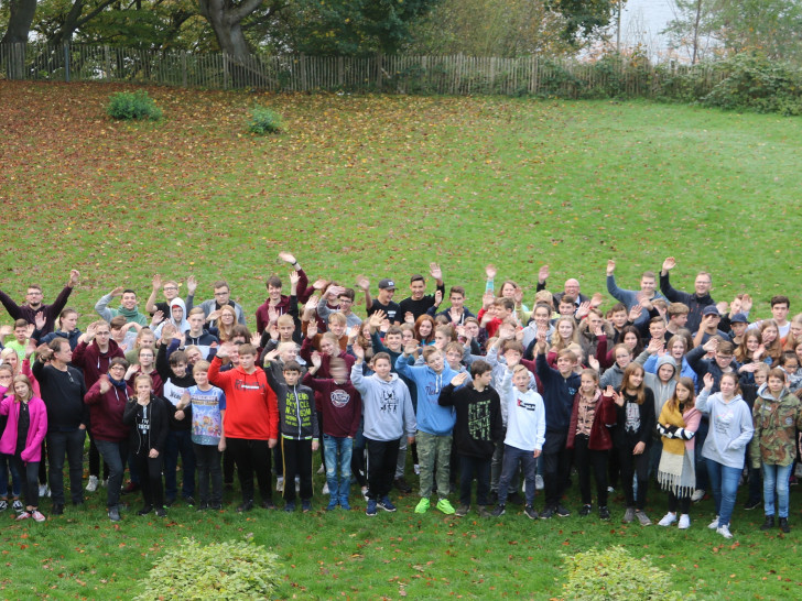 Die Konfirmanden aus Peine beim Camp in Plön. Foto: Kirchenkreis Peine