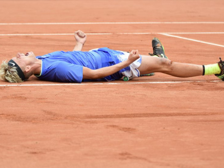 Körperlich am Limit: Nicola Kuhn machte es spannend, steht am Samstag in seinem ersten Finale im Männerbereich. Fotos: Moritz Eden