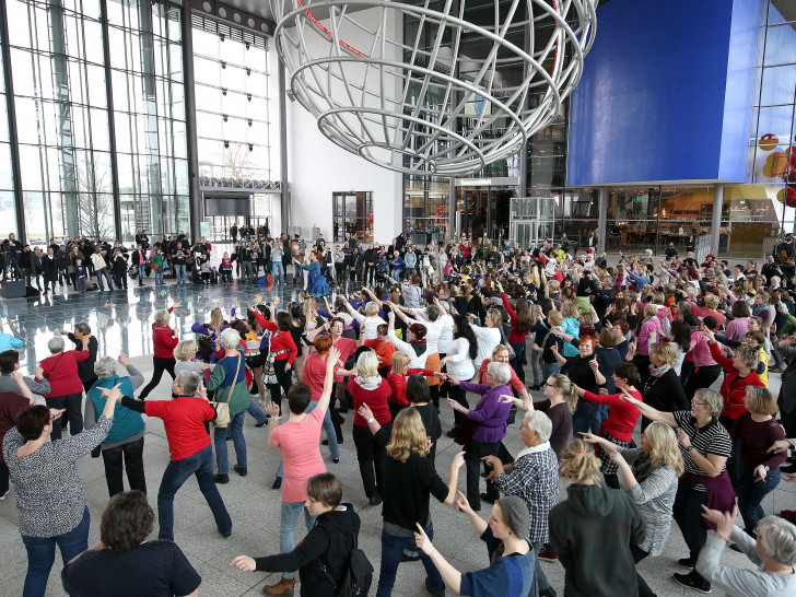 Tanzen für Frauenrechte. Foto: Stadt Wolfsburg