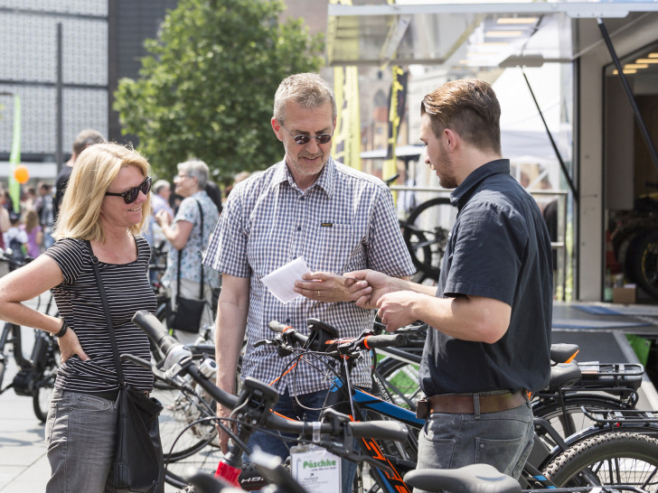 Bei den fahrradtagen können sich Besucher zu neuen Radmodellen informieren. Foto: Braunschweig Stadtmarketing GmbH/Frank Sperling