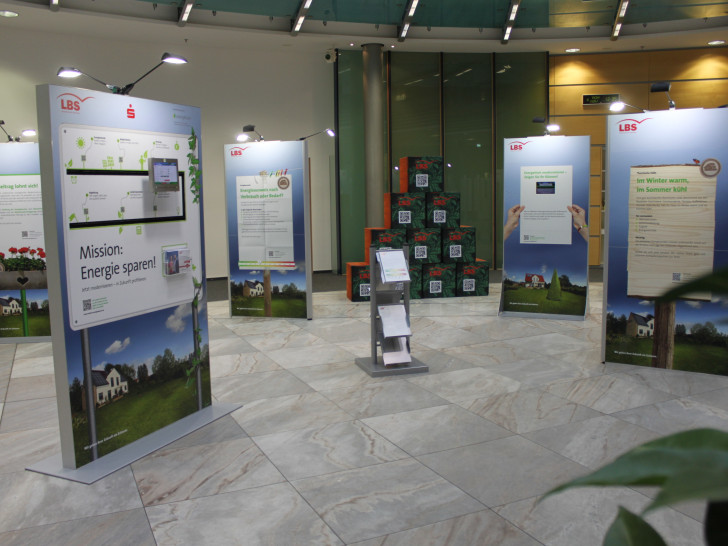 Ausstellung "Mission: Energie sparen!". Foto: Landessparkasse