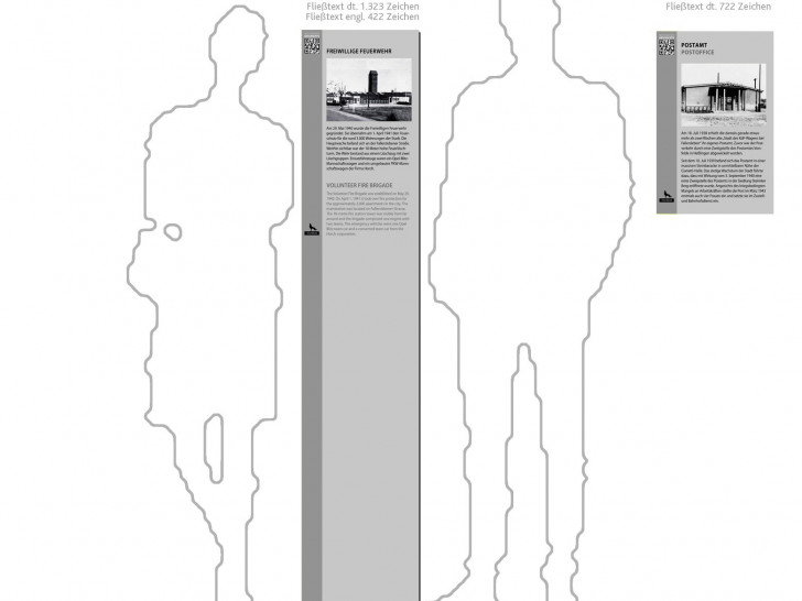 Stele - Visualisierung, Grafik: Hinz&Kunst, Graphisches Atelier Bischoff, Chall, Laube GbR, Braunschweig