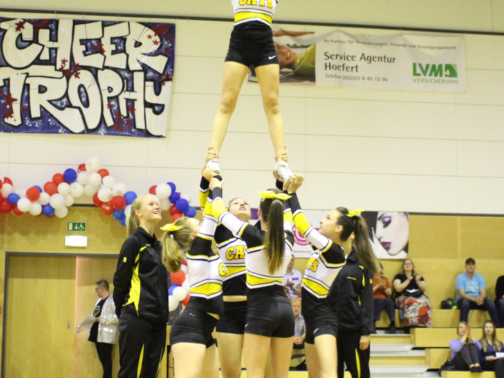 Fierce Cats (Wernigerode Mountain Tigers) zeigen ihre Choreografie. Fotos: Max Förster
