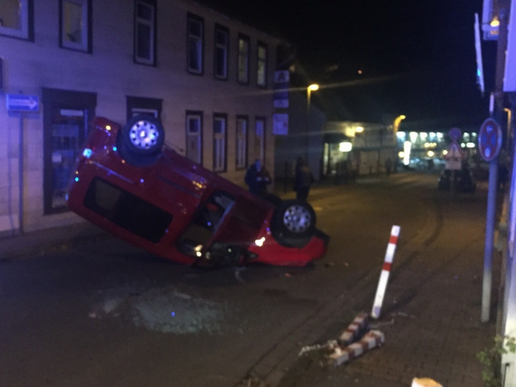 Am Sonntagabend kam es in der Bad Harzburger Innenstadt zu einem Unfall. Foto: Privat