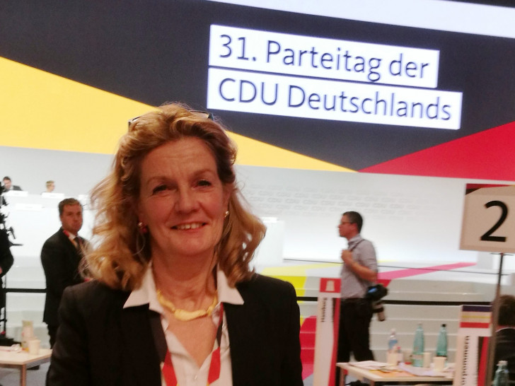Elisabeth Heister-Neumann auf dem CDU-Parteitag in Hamburg. Foto: CDU Kreisverband Helmstedt