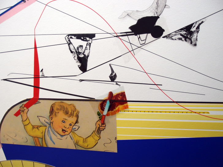 Detailansicht aus der Ausstellung „Zulieferer unter Druck“ von Nic Hess. Foto: Stadt Wolfsburg
