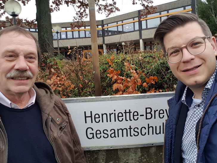 Björn Försterling und Thomas Fach besuchten die Henriette Breymann-Gesamtschule. Foto: FDP