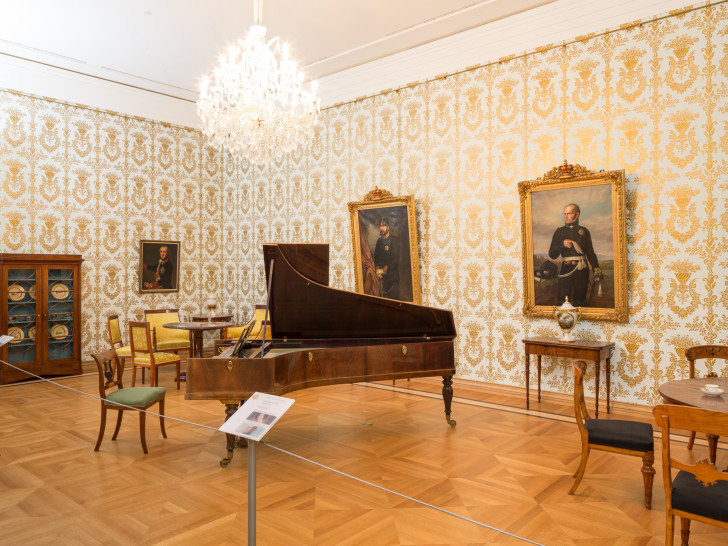 Im Spiel- und Musikzimmer wird am Museumstag Musik erklingen, Foto: Schlossmuseum/M. Kruszewski