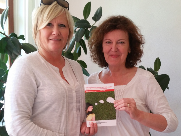 Im Bild: Christina v. Buch, Dora Wolf, Foto: AWO-Familienberatungszentrum
