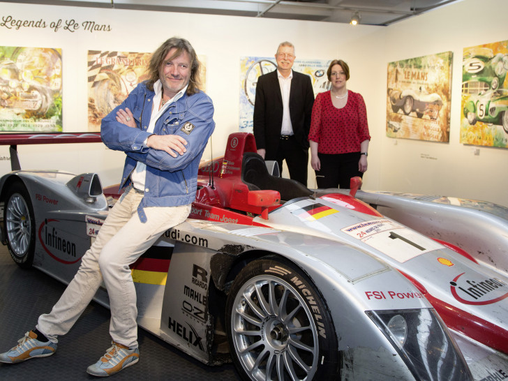 Bernd Luz präsentierte seine Ausstellung im AutoMuseum. Foto. Volkswagen