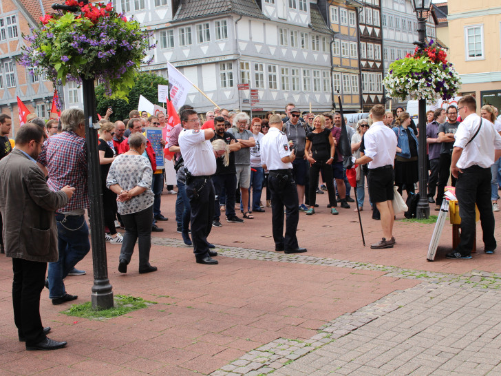 Die NPD-Kundgebung auf dem Stadtmarkt findet nicht statt. Foto: André Ehlers