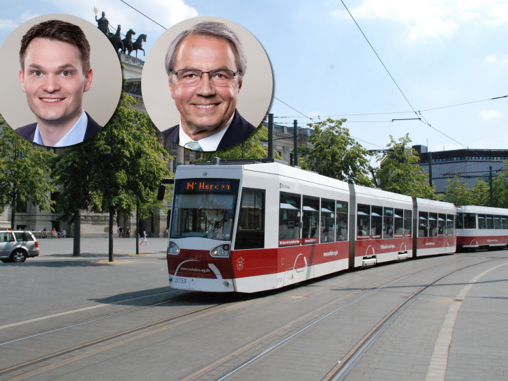 Die CDU-Politiker Claas Merfort (links) und Reinhard Manlik fordern von der Stadtverwaltung regelmäßige Berichte über Finanzen und Planungen. Foto: CDU/Verkehrs-GmbH