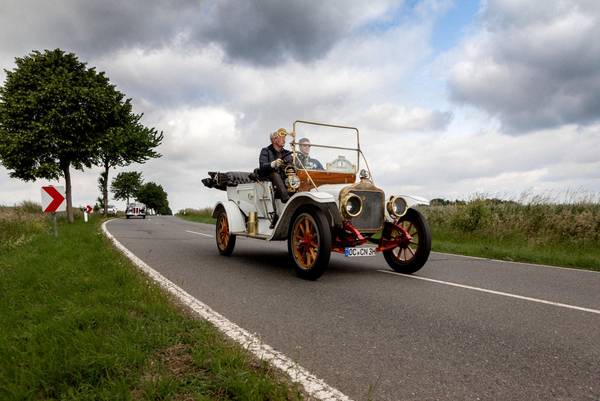 Das Modell T von Ford ist das älteste Fahrzeug im Feld. Foto: White GA