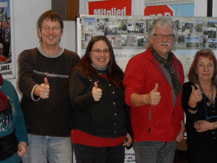 Das Sozialcaféteam mit Manfred Kramer. Foto: Privat