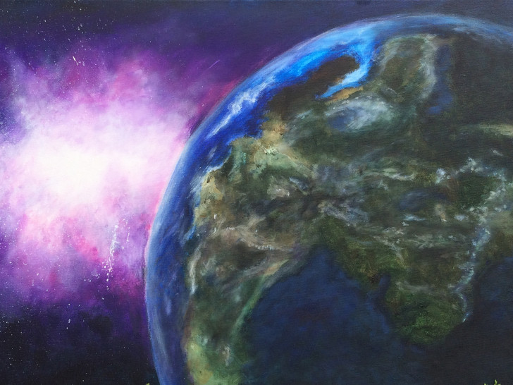 Rund 16 Kursteilnehmerinnen und -teilnehmer stellen ihre Werke in Acryl- und Ölmalerei aus. Bild: Renate Spruth