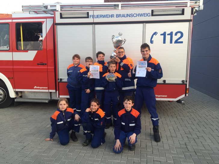 Platz eins für die Jugendfeuerwehr Rautheim/Stöckheim. Foto: Privat