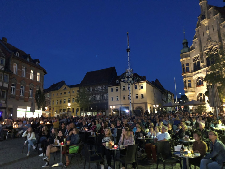 Impressionen vom dritten Open-Air Kino 2017. Die Veranstalter hoffen auf ähnlich gutes Wetter. Foto: Andreas Warmbein