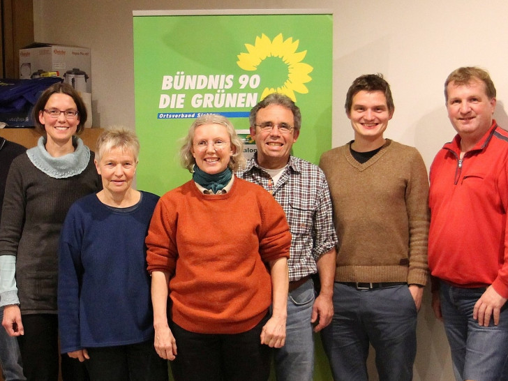 Teilnehmerinnen und Teilnehmer am GRÜNEN Dialog „Klimawandel – Klimaschutz“ (von links): Holger Barkhau, Michael Boos, Sylke Adam, Christiane Wagner, Irmela Wrede, Karlheinz Pfeiff, Matthias Hots, Andre Hinrichs, Cord Uphoff, Foto: Privat