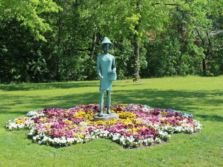 Neuer/alter Standort der Flora vor dem Stadtbad Okeraue. Foto: Kerstin Hecker