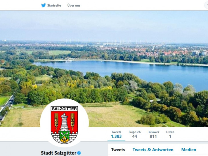 Die Abonnenten des Kanals erhalten die News in kompakten 280 Zeichen. Darstellung: Stadt Salzgitter