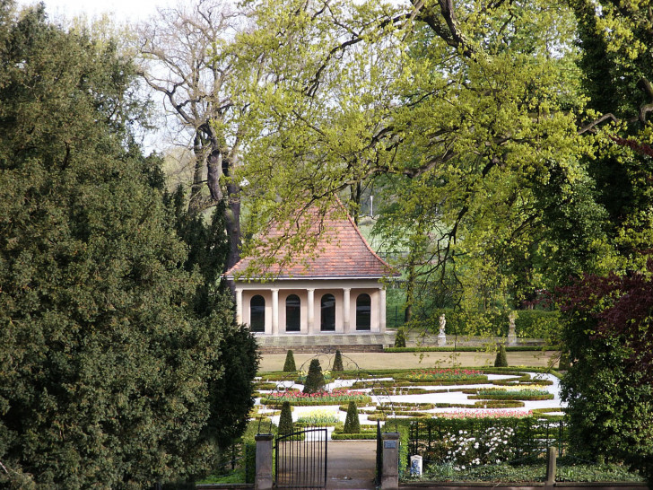 Barockgarten im Frühling, Schloss Wolfsburg. Foto: Stadt Wolfsburg