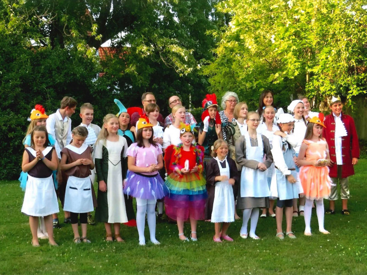 Die Kinder hatten sichtlich Spaß. Foto: Mitwirkende Kindermusical 2016