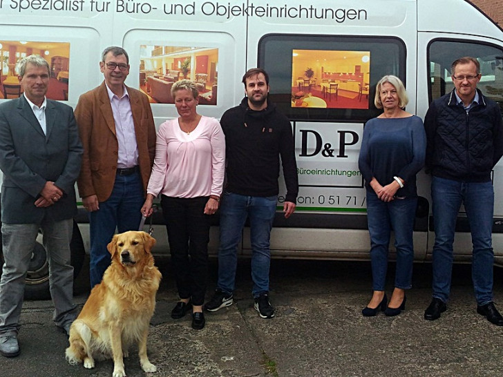der Vorsitzende des SPD-Arbeitskreises Wirtschaft Jörg Zimmermann und der Landtagsabgeordnete Matthias Möhle besuchten die Firma D&P. Foto: SPD