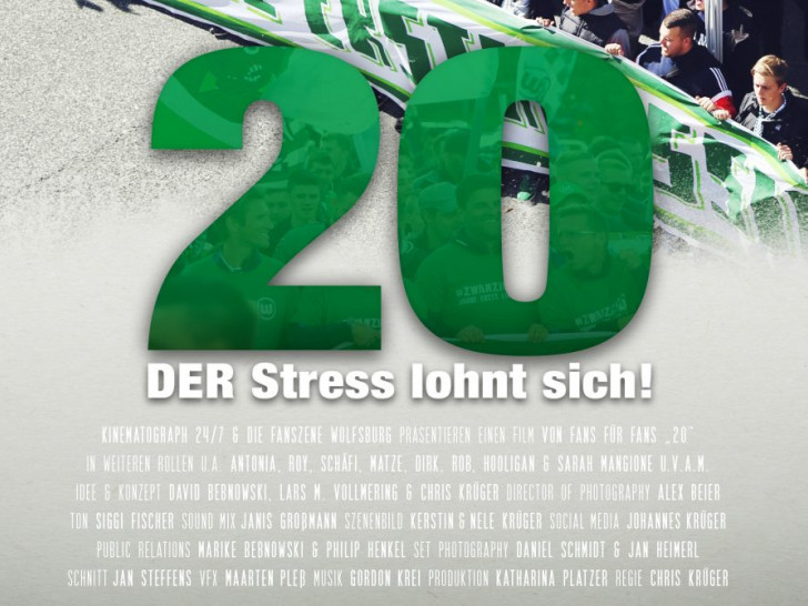 Der VfL-Fan-Film wird nun auch außerhalb Wolfsburgs zu sehen sein. Foto: Pressefoto "20".
