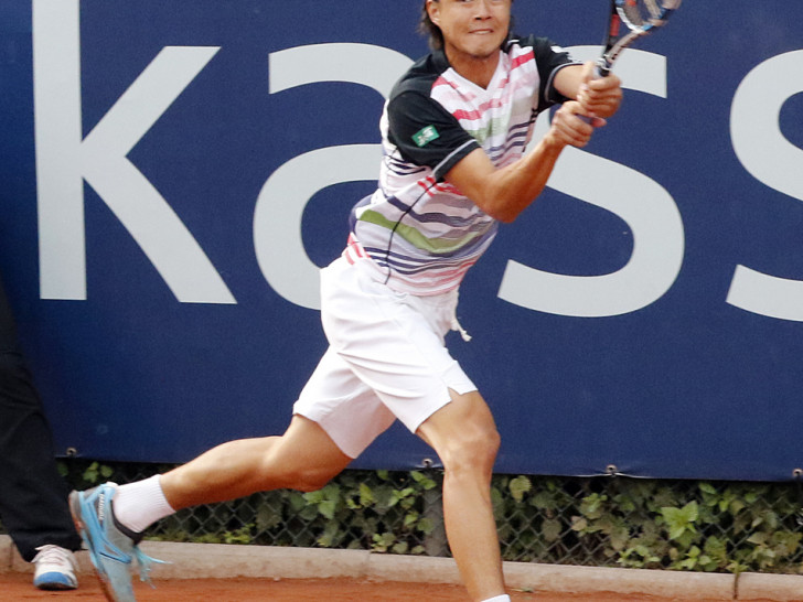 Erstmals nach 2003 stehen vier ungesetzte Spieler im Halbfinale des mit 106.500 Euro Preisgeld dotierten ATP-Tennisturniers Sparkassen Open in Braunschweig. Der Japaner Taro Daniel spielt bisher groß auf. Foto: Westand PR