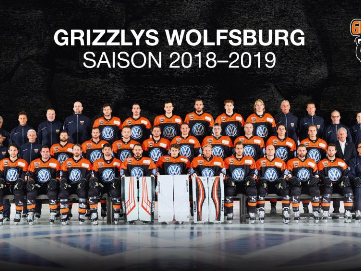 Das sind die Grizzlys 2018/2019. Foto: Grizzlys Wolfsburg