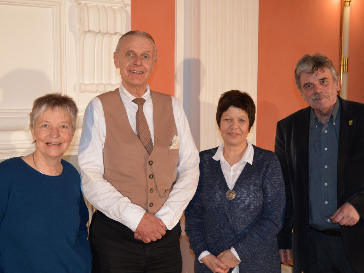 Von links: Christiane Wagner-Judith, Bernd Surholt, Margit Richert, Reinhard Deitmar. Foto: Privat