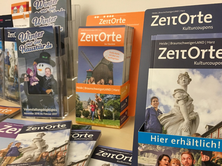 Es gibt sie wieder: die ZeitOrte Kulturcoupons. In Wolfenbüttel sind sie ab sofort in der Tourist-Information am Stadtmarkt erhältlich. Foto: 