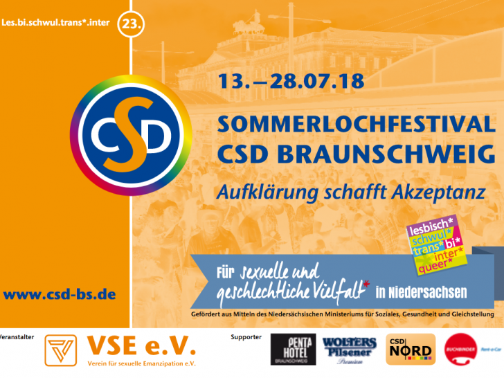 Flyer: Sommerlochfestival | CSD Braunschweig