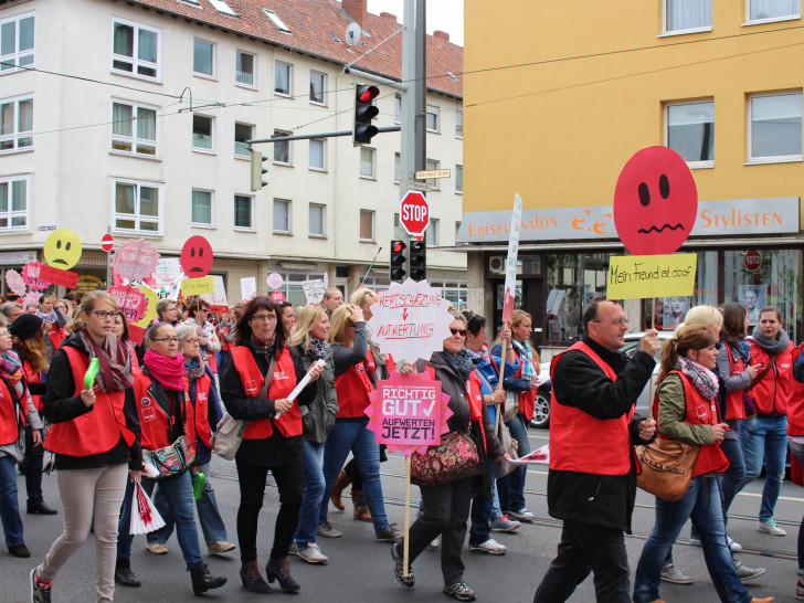 Gehen Erzieher demnächst wieder in den Streik? Foto: Sina Rühland/Archiv