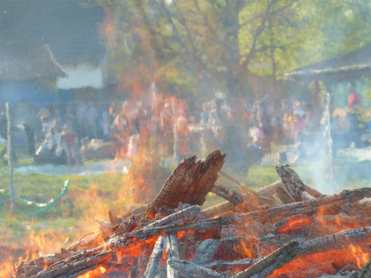 Osterfeuer Aktivspielplatz Fallersleben. Foto: Stadt Wolfsburg